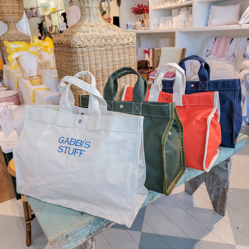 Personalized utility tote bags Clearance